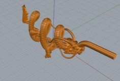 Dragon necklace 3D Model