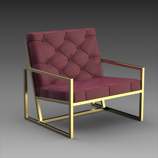 Javi Armchair 3D Model