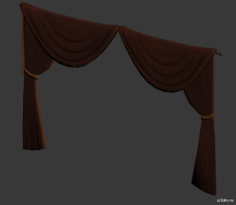 Apartment Curtains 3D Model