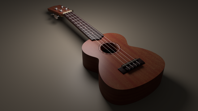 Ukulele Free 3D Model