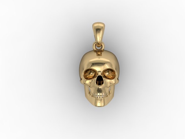 Model skull pendant 3D Model