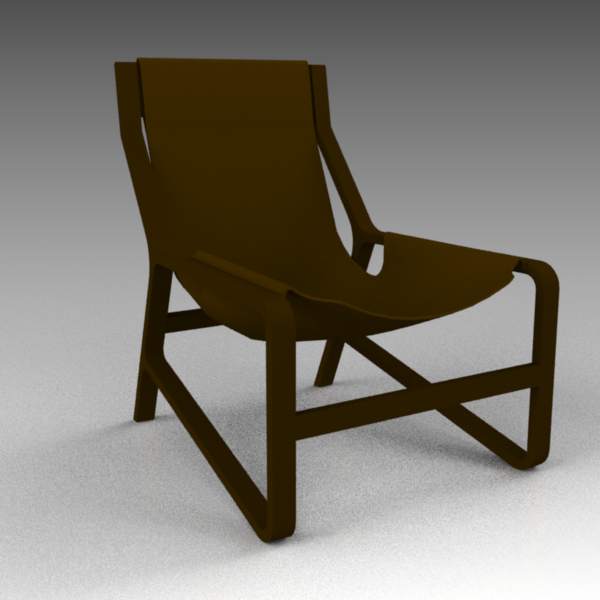 Toro Lounge Chair 3D Model