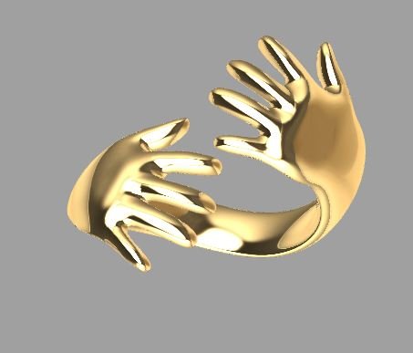 Hand ring 3D Model