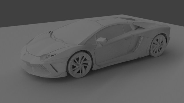 Lamborghini aventador 3D Model