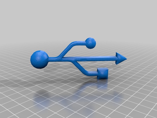 usb symbol 3D Print Model