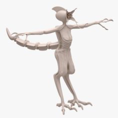 Alien Concept 02 2016 Not Rigged 3D Model