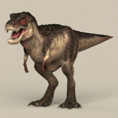 Game Ready Dinosaur Trex 3D Model
