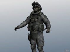 US Army Ranger 3D Model
