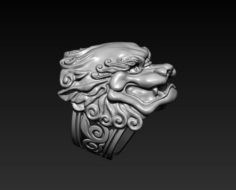 Chinese dragon ring 3D Model