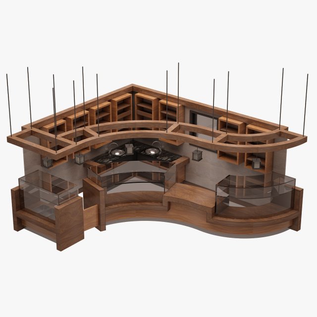 Bar Set 08 3D Model