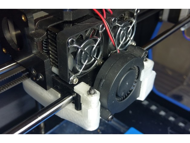 Dual Vortex Fan Duct 3D Print Model