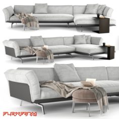 Sofa Este Flexform 3D Model