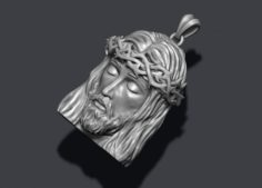 Jesus head pendant 3D Model
