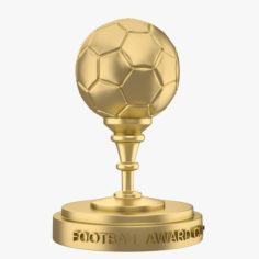 Football Award Cup 03 3D Model