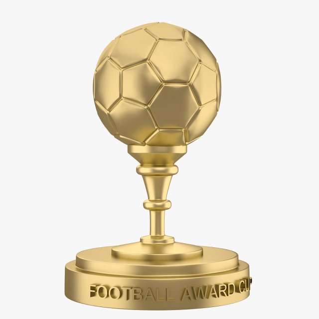 Football Award Cup 03 3D Model