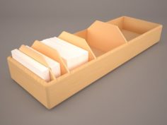 Index Card Box 3D Model