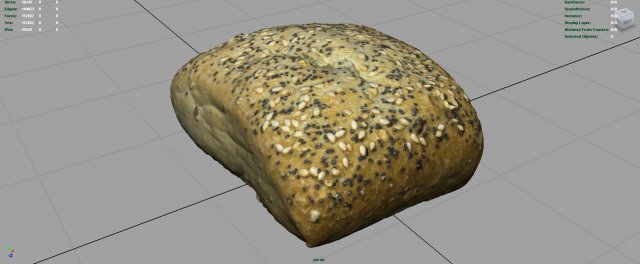 CEREAL BREAD 3D Model