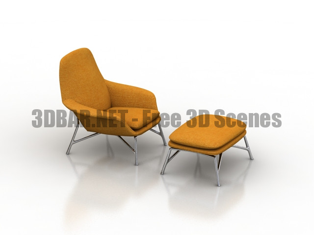 MINOTTI PRINCE Armchair 3D Collection