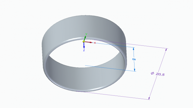 Simple ring 3D Model