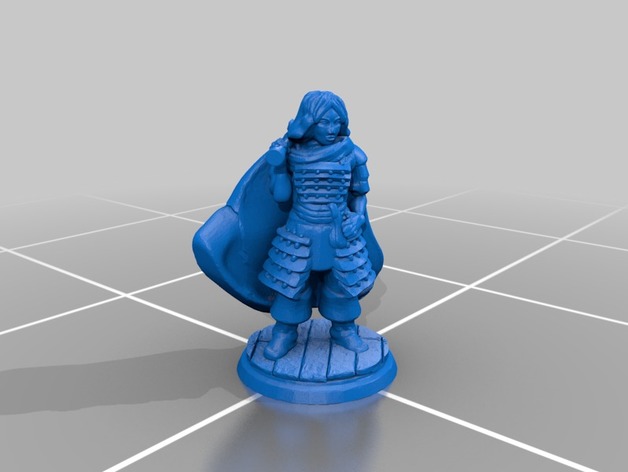 Female Cleric #D&D #DnD #Pathfinder #pocket-dungeons #pocket-tactics #multiverse 3D Print Model