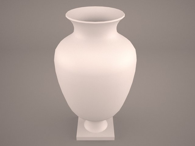 Porcelain Large Vases 3D Model