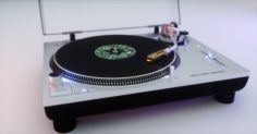 Technics Turntable – Vinyl Record Player 3D Model