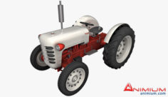 Tractor and Trailer 3d model