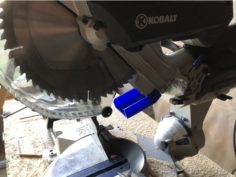 Kobalt Miter saw Dust Channel 3D Print Model