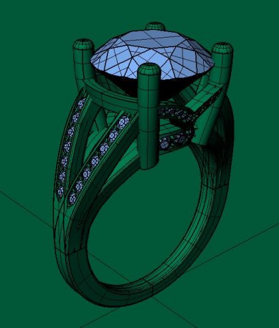 Jewellery ring Free 3D Model