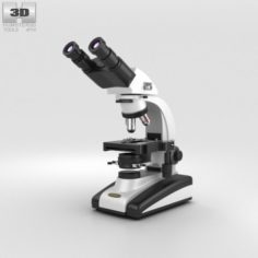 Omano OM139 Compound Microscope 3D Model