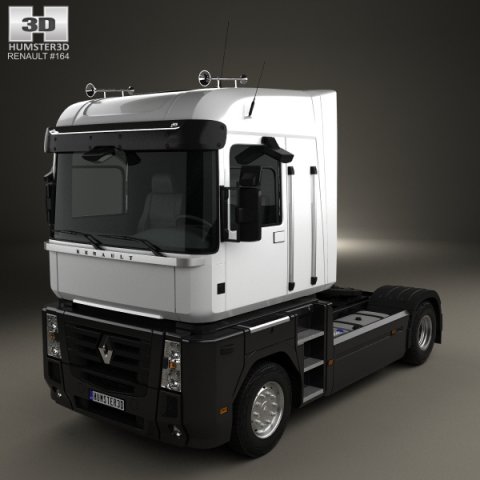 Renault Magnum Tractor Truck 2011 3D Model