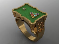 Jewellery ring pool 3D Model