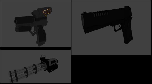 Gun Pack 3D Model
