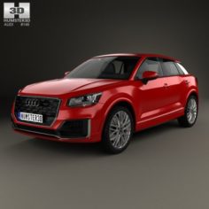 Audi Q2 S-Line 2017 3D Model