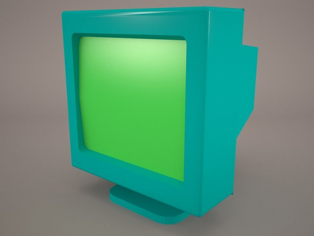 Old PC Compaq deskpro 3D Model