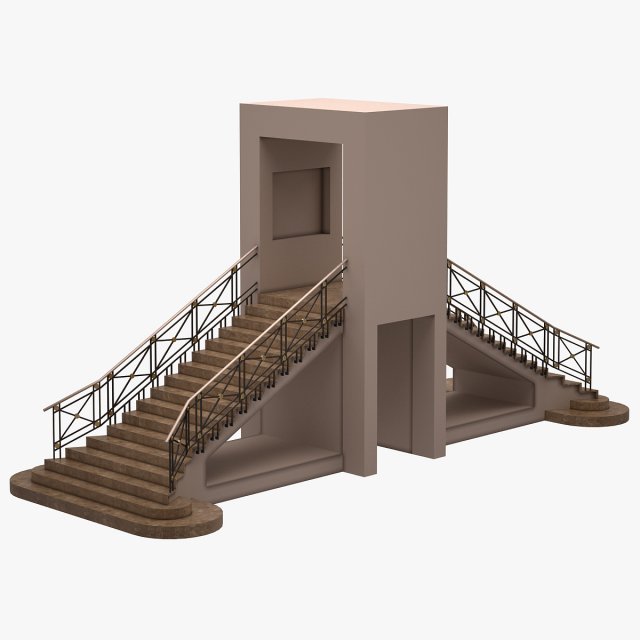 Stair 06 3D Model