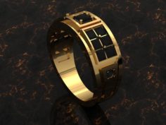 Jewellery ring for man 3D Model