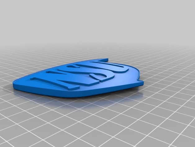 NSU Classic Motorcycle Sign 3D Print Model