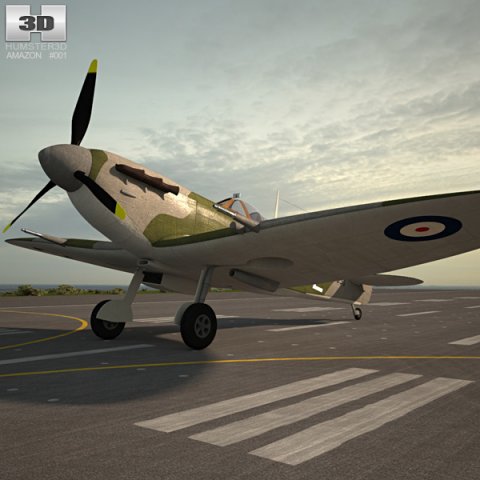 Supermarine Spitfire 3D Model