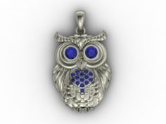 Owl pendant 3D Model