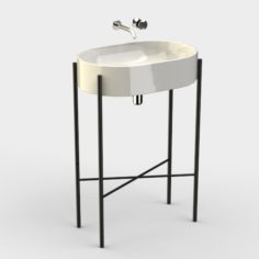 Generic Washbasin 3D Model