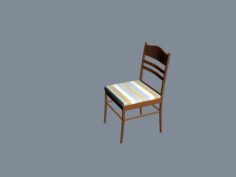 Chair 3d Low Poly 3D Model