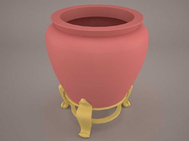 Pottery short 3D Model