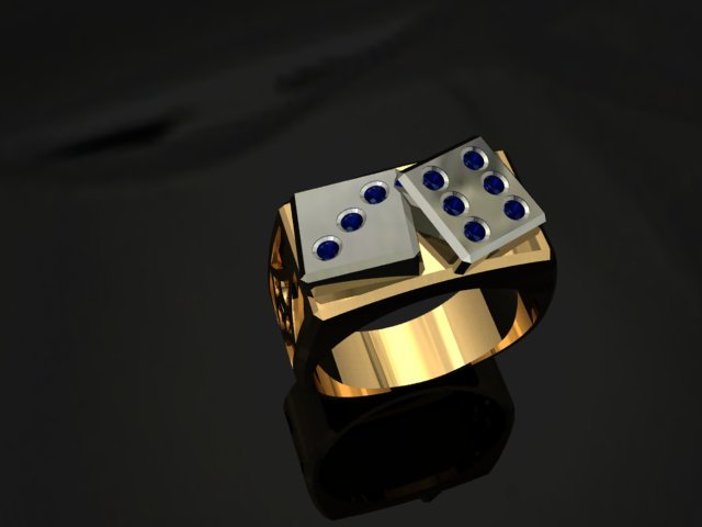 Dice ring 3D Model