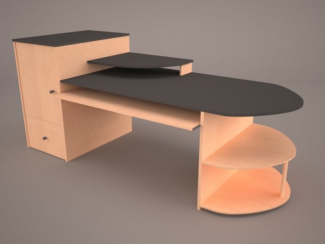 Computer desk 3D Model