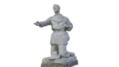 Kneeling Shepherd Statue 3D Model