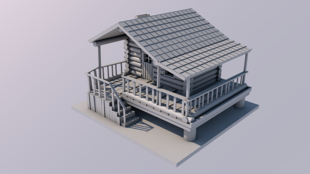 Cabin 3D Model