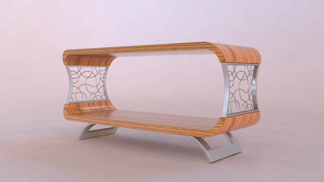 Simple coffee table 3D Model