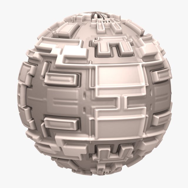 Sphere 02 3D Model