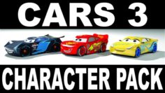 Cars 3 Character Pack High Qualiy 3D Model